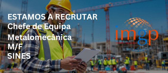 Chefe de Equipa Metalomecânica (M/F)